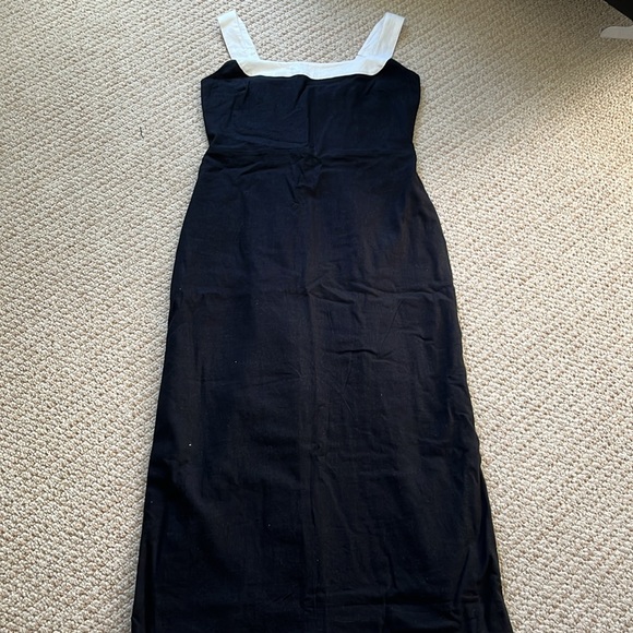 Abercrombie & Fitch Squareneck Column Midi Dress - Picture 4 of 7